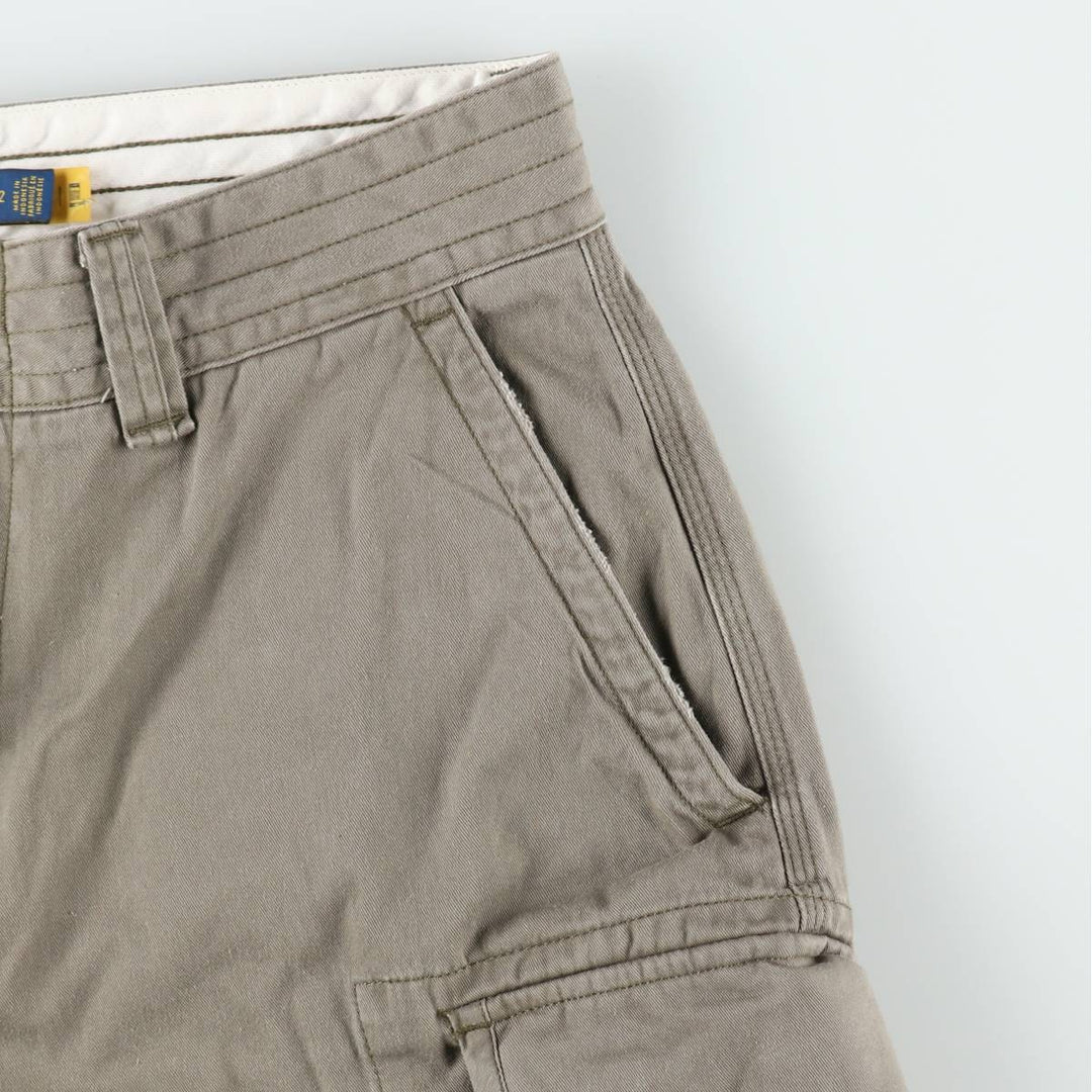 Ralph Lauren POLO RALPH LAUREN cargo shorts, half pants, men's size w33 cotton gray type Vintage Second Hand