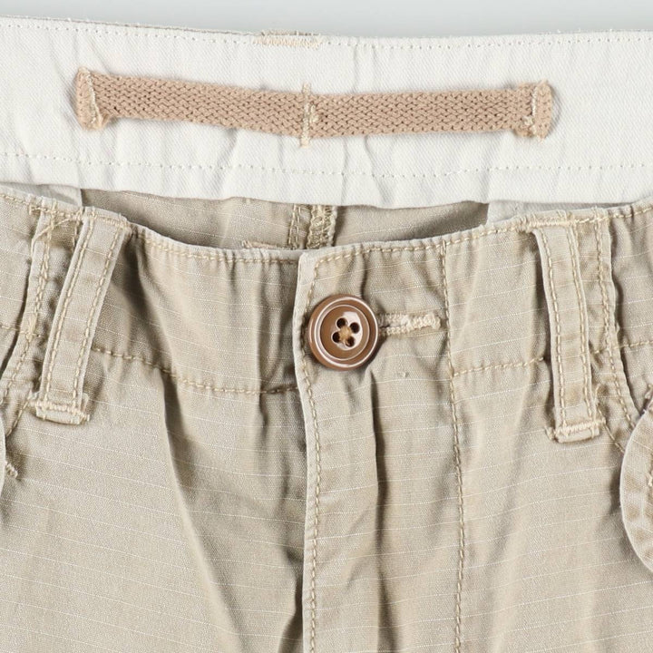 Ralph Lauren POLO RALPH LAUREN CLASSIC FIT Ripstop Cargo Shorts (Men's size W34 equivalent) cotton Beige type Vintage Second Hand