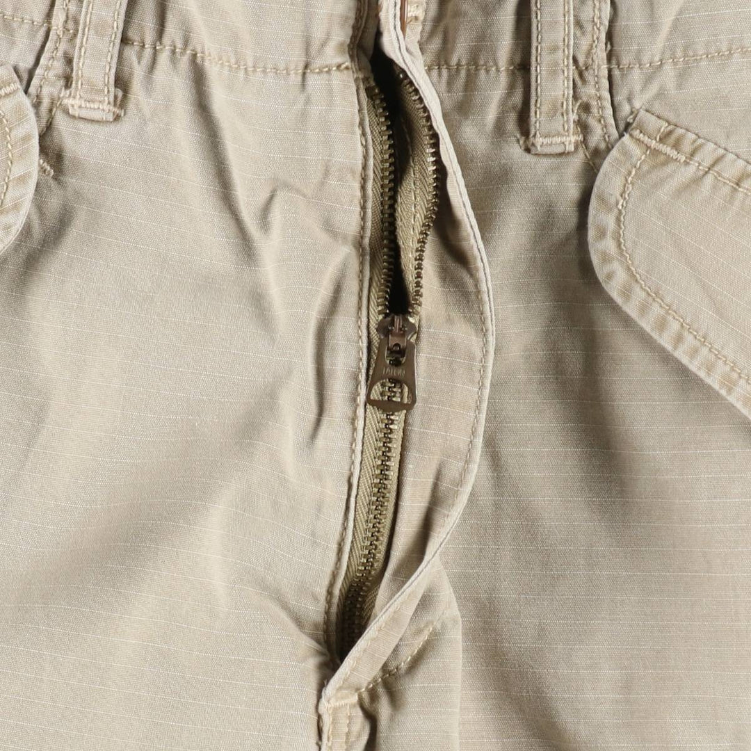 Ralph Lauren POLO RALPH LAUREN CLASSIC FIT Ripstop Cargo Shorts (Men's size W34 equivalent) cotton Beige type Vintage Second Hand