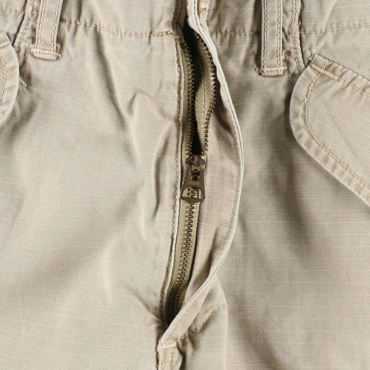 Ralph Lauren POLO RALPH LAUREN CLASSIC FIT Ripstop Cargo Shorts (Men's size W34 equivalent) cotton Beige type Vintage Second Hand