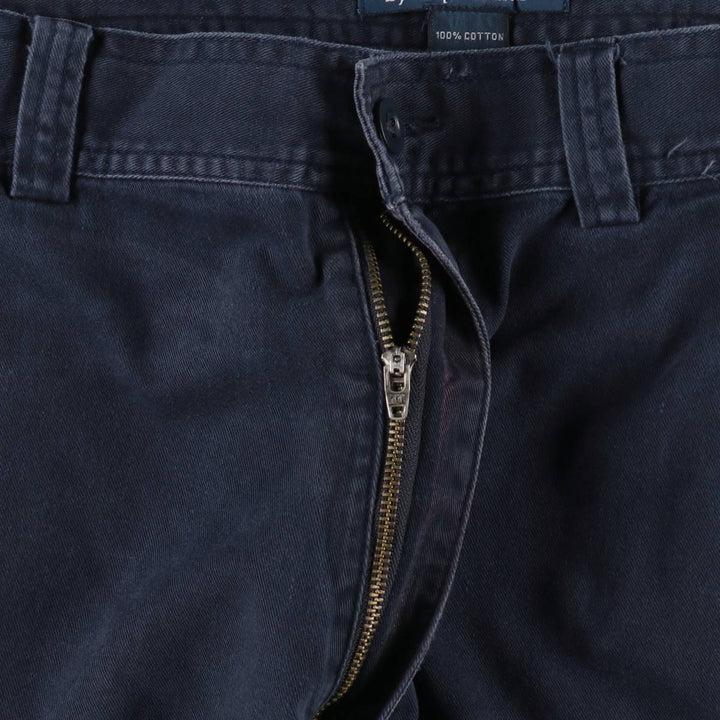 Ralph Lauren POLO by Ralph Lauren cargo shorts, half pants, men's size w36 cotton navy blue type Vintage Second Hand