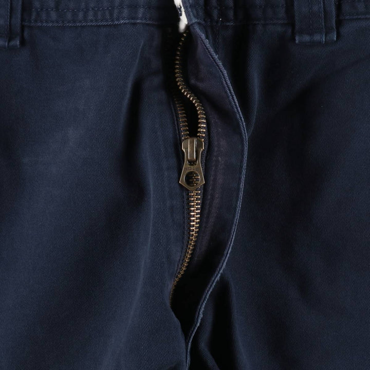 Ralph Lauren POLO by Ralph Lauren cargo shorts, men's size W38 (approx.) cotton navy blue type Vintage Second Hand