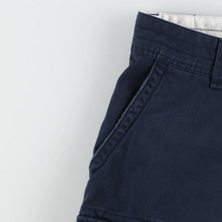 Ralph Lauren POLO by Ralph Lauren cargo shorts, men's size W38 (approx.) cotton navy blue type Vintage Second Hand