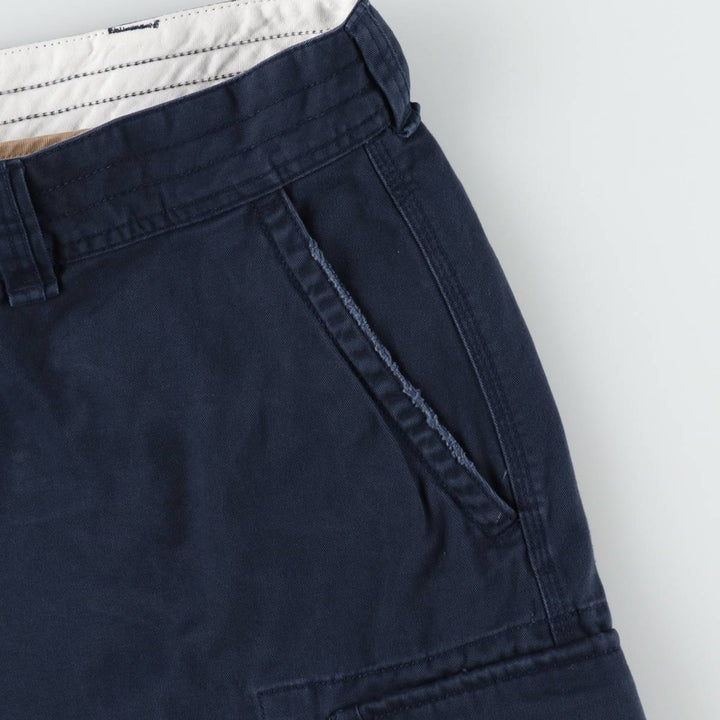 Ralph Lauren POLO by Ralph Lauren cargo shorts, men's size W38 (approx.) cotton navy blue type Vintage Second Hand