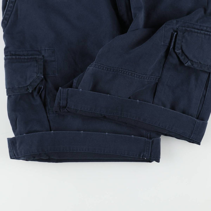 Ralph Lauren POLO by Ralph Lauren cargo shorts, men's size W38 (approx.) cotton navy blue type Vintage Second Hand