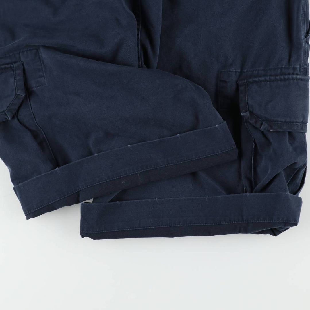 Ralph Lauren POLO by Ralph Lauren cargo shorts, men's size W38 (approx.) cotton navy blue type Vintage Second Hand