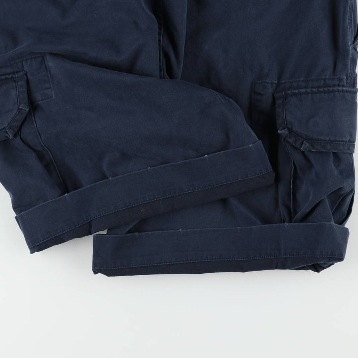 Ralph Lauren POLO by Ralph Lauren cargo shorts, men's size W38 (approx.) cotton navy blue type Vintage Second Hand
