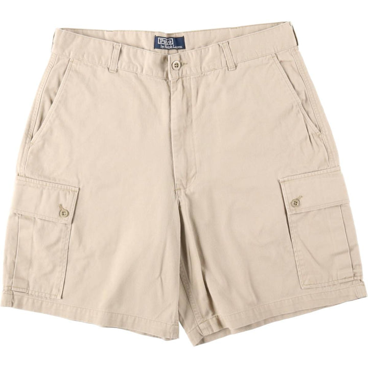 Ralph Lauren POLO by Ralph Lauren Chino Cargo Shorts Shorts Men's W35 equivalent cotton Beige type Vintage Second Hand