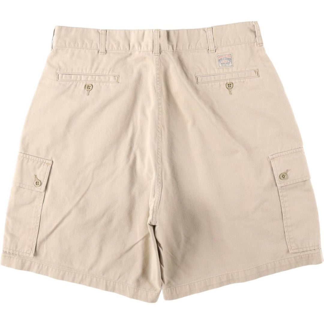 Ralph Lauren POLO by Ralph Lauren Chino Cargo Shorts Shorts Men's W35 equivalent cotton Beige type Vintage Second Hand