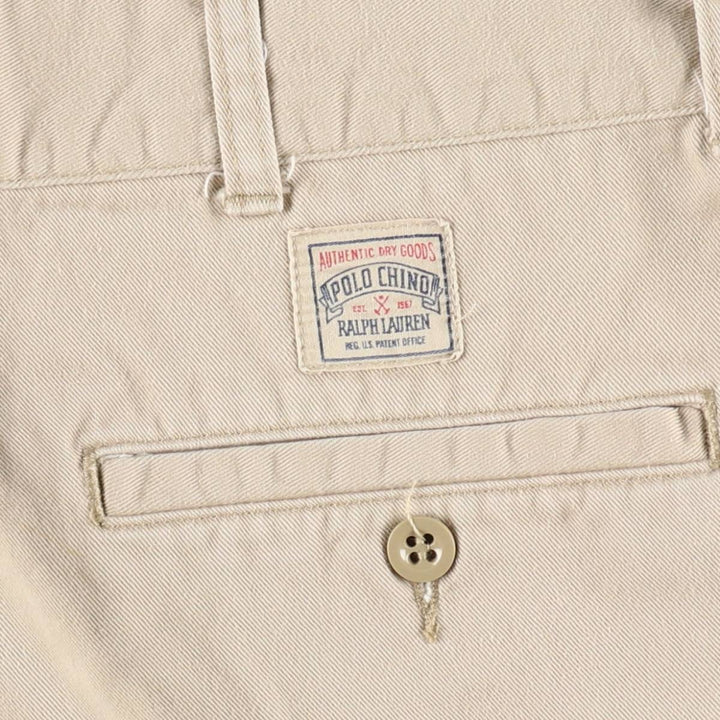 Ralph Lauren POLO by Ralph Lauren Chino Cargo Shorts Shorts Men's W35 equivalent cotton Beige type Vintage Second Hand