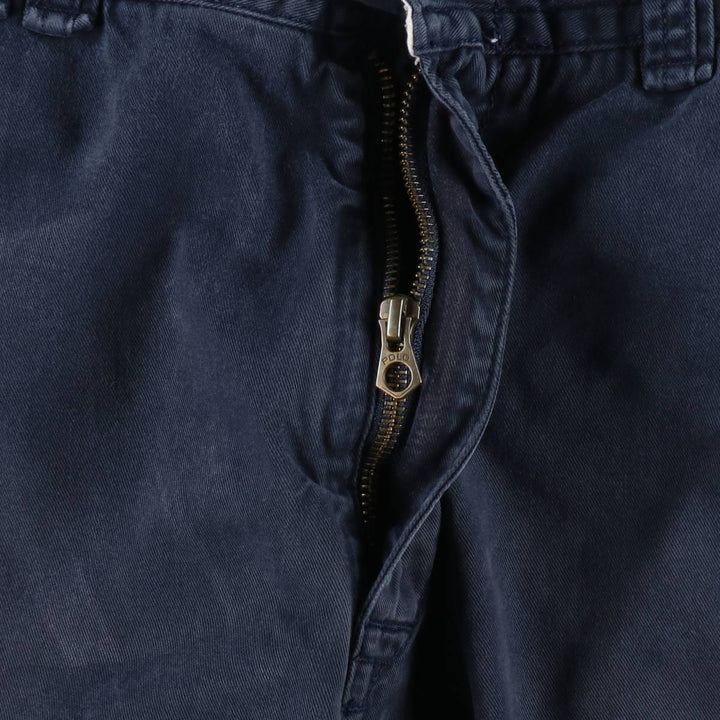 Ralph Lauren POLO RALPH LAUREN cargo shorts, half pants, men's size w34 cotton navy blue type Vintage Second Hand