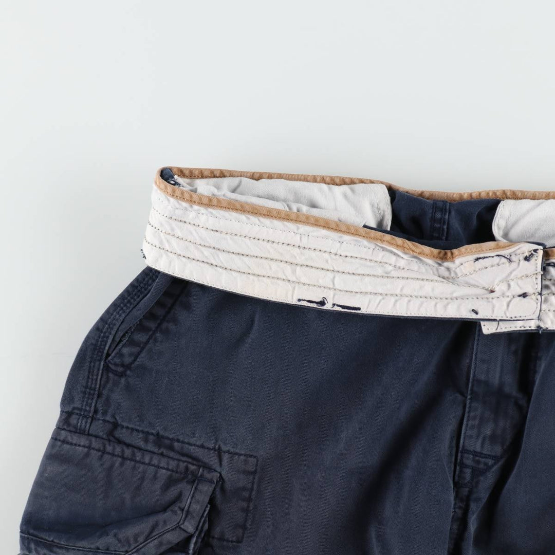 Ralph Lauren POLO RALPH LAUREN cargo shorts, half pants, men's size w34 cotton navy blue type Vintage Second Hand