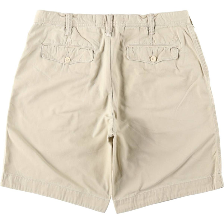 Ralph Lauren POLO by Ralph Lauren Chino Shorts, Men's, Size W35 cotton Beige type Vintage Second Hand