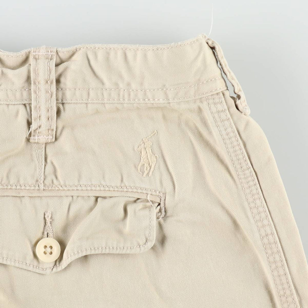 Ralph Lauren POLO by Ralph Lauren Chino Shorts, Men's, Size W35 cotton Beige type Vintage Second Hand