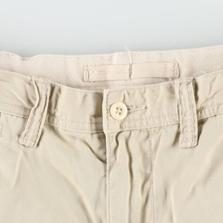 Ralph Lauren POLO by Ralph Lauren Chino Shorts, Men's, Size W35 cotton Beige type Vintage Second Hand