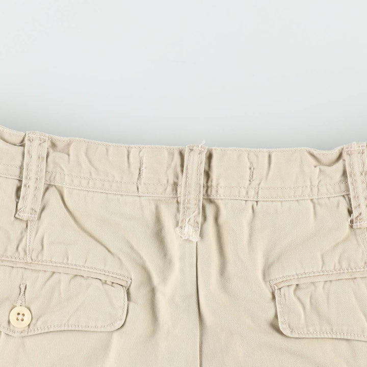 Ralph Lauren POLO by Ralph Lauren Chino Shorts, Men's, Size W35 cotton Beige type Vintage Second Hand