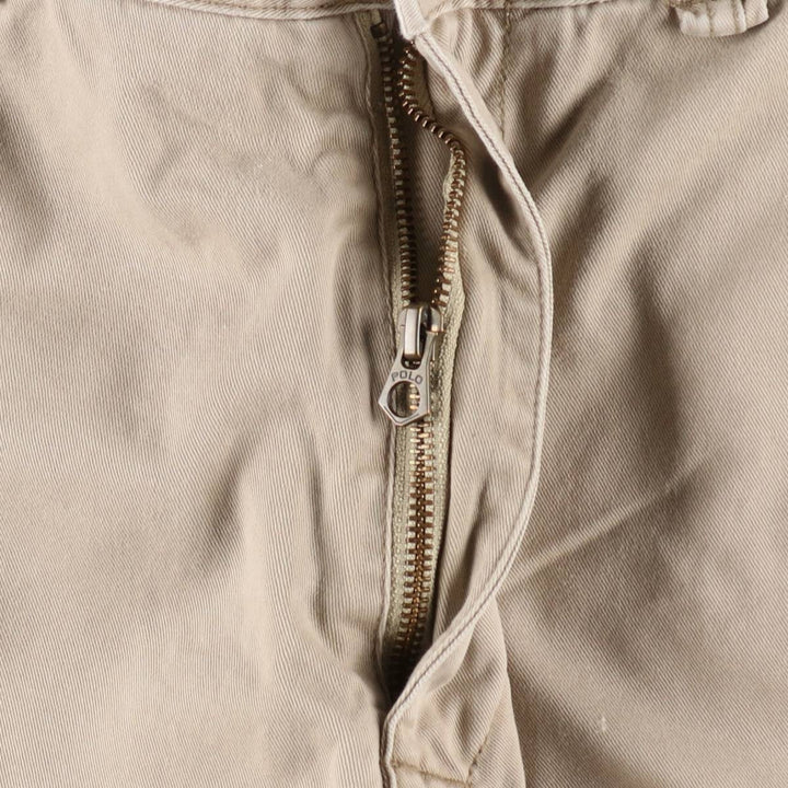 Ralph Lauren POLO RALPH LAUREN cargo shorts, men's size W39 (approx.) cotton Beige type Vintage Second Hand