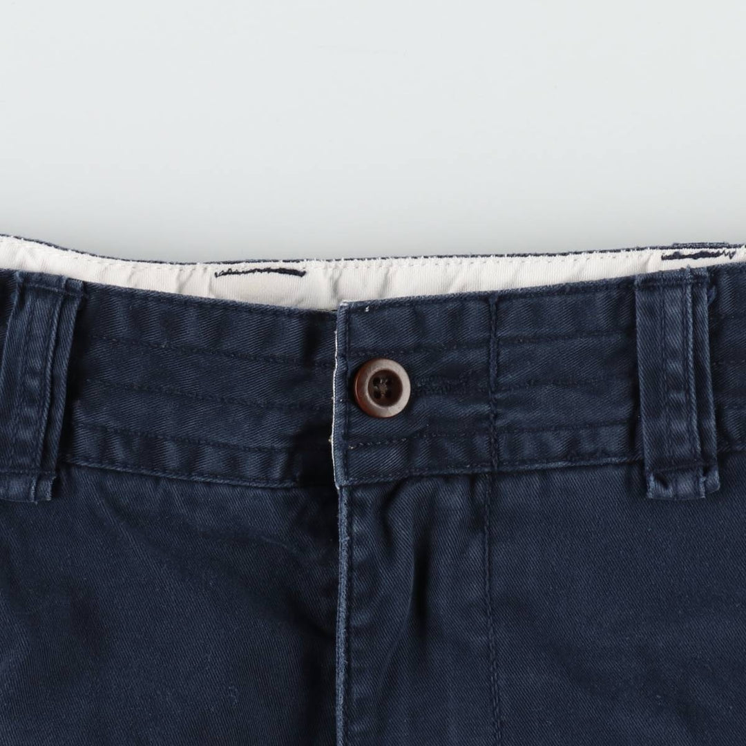 Ralph Lauren POLO by Ralph Lauren cargo shorts, men's size W39 (approx.) cotton navy blue type Vintage Second Hand