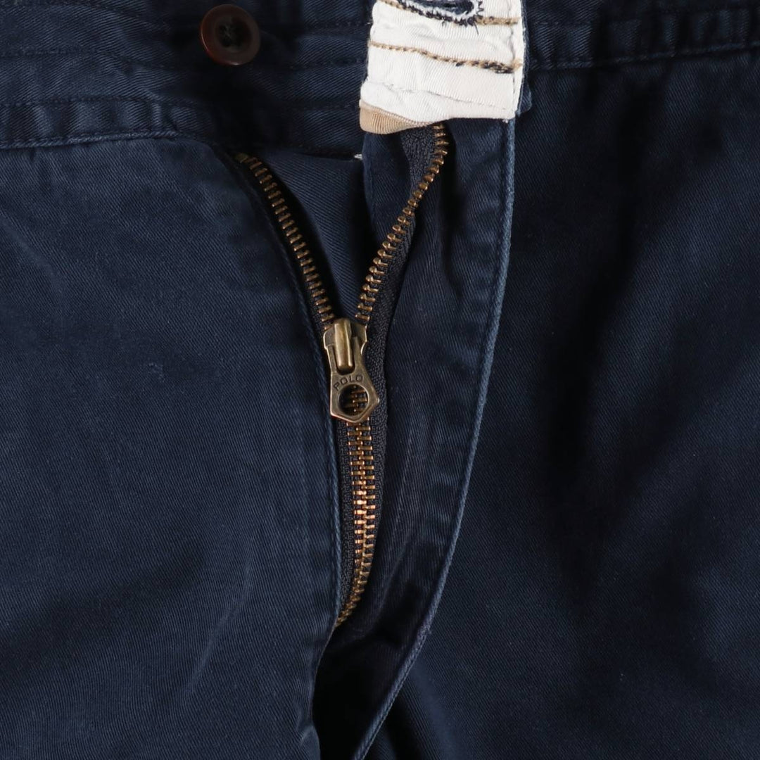 Ralph Lauren POLO by Ralph Lauren cargo shorts, men's size W39 (approx.) cotton navy blue type Vintage Second Hand