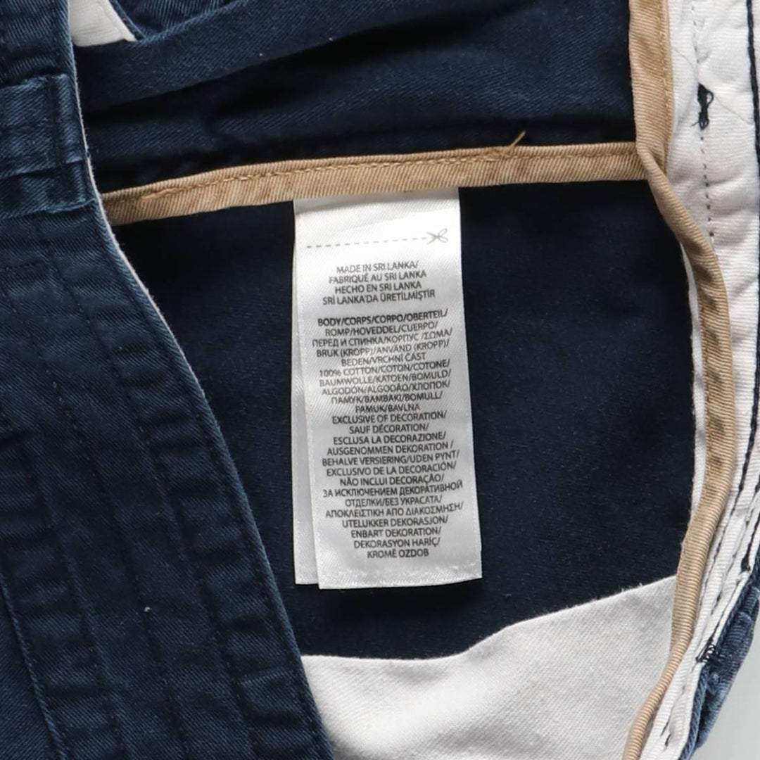 Ralph Lauren POLO RALPH LAUREN cargo shorts, half pants, men's size w37 cotton navy blue type Vintage Second Hand