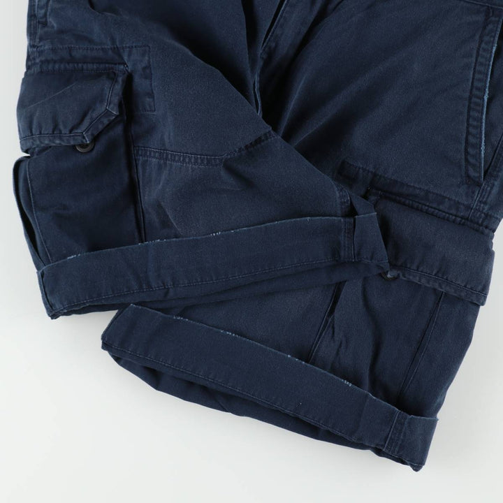 Ralph Lauren POLO RALPH LAUREN cargo shorts, half pants, men's size w37 cotton navy blue type Vintage Second Hand