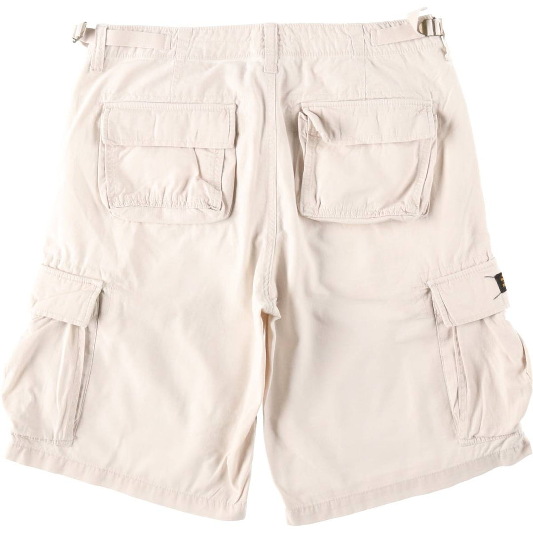 Ralph Lauren POLO JEANS COMPANY Ripstop Cargo Shorts, Men's Size W36 (approx.) cotton Beige type Vintage Second Hand