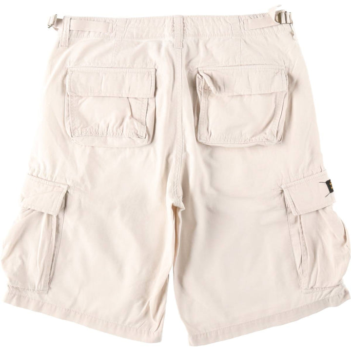 Ralph Lauren POLO JEANS COMPANY Ripstop Cargo Shorts, Men's Size W36 (approx.) cotton Beige type Vintage Second Hand