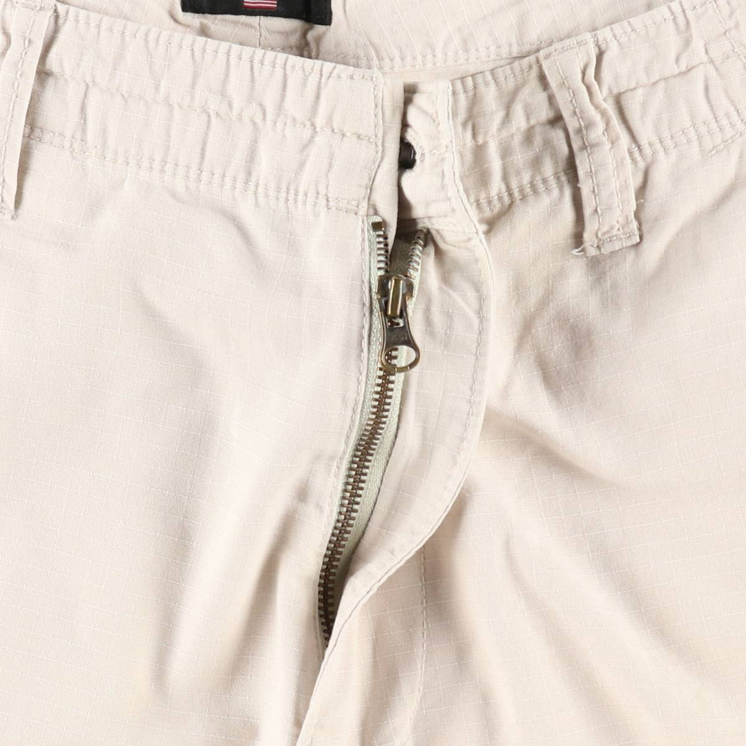 Ralph Lauren POLO JEANS COMPANY Ripstop Cargo Shorts, Men's Size W36 (approx.) cotton Beige type Vintage Second Hand