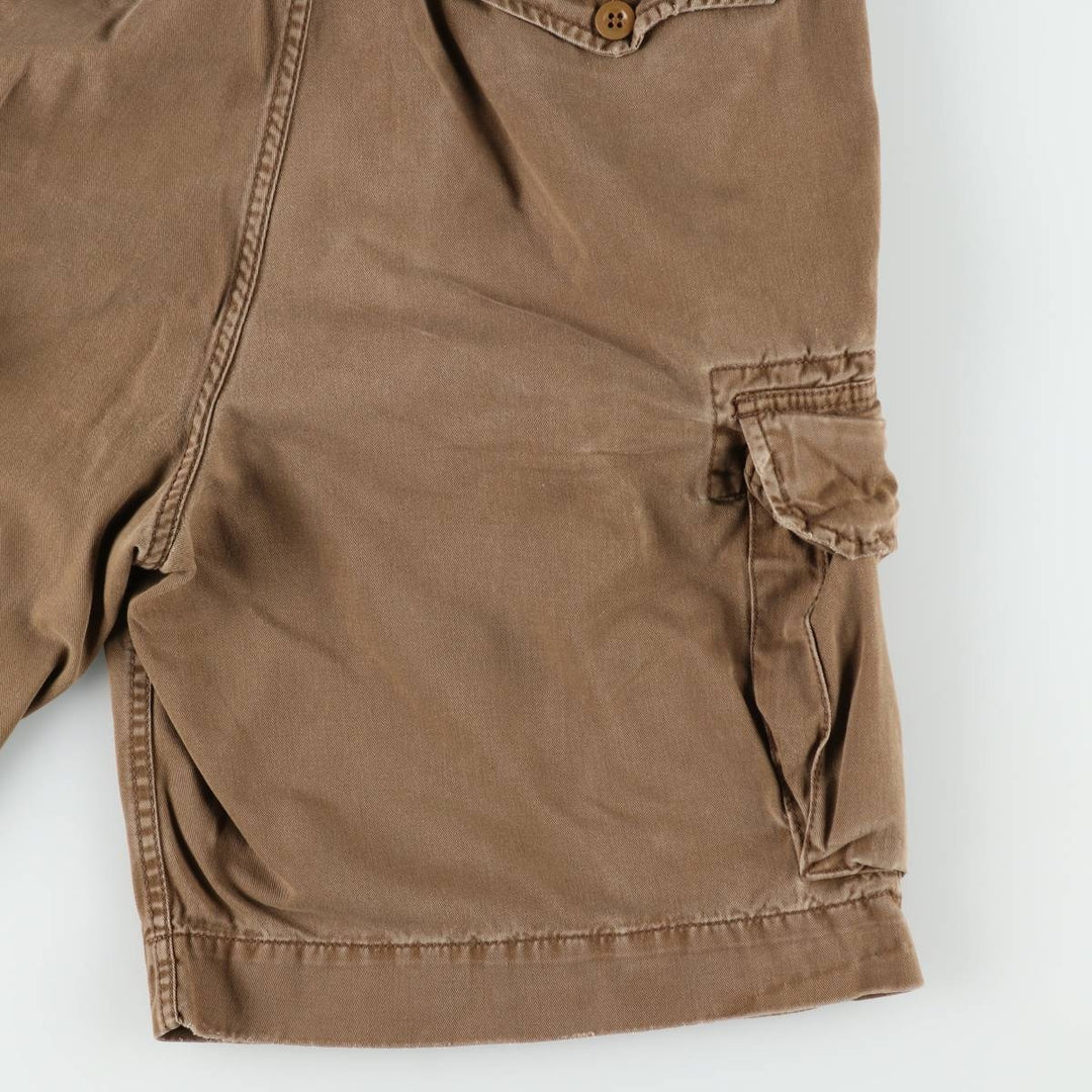 Ralph Lauren POLO by Ralph Lauren cargo shorts, half pants, men's size w34 cotton brown type Vintage Second Hand