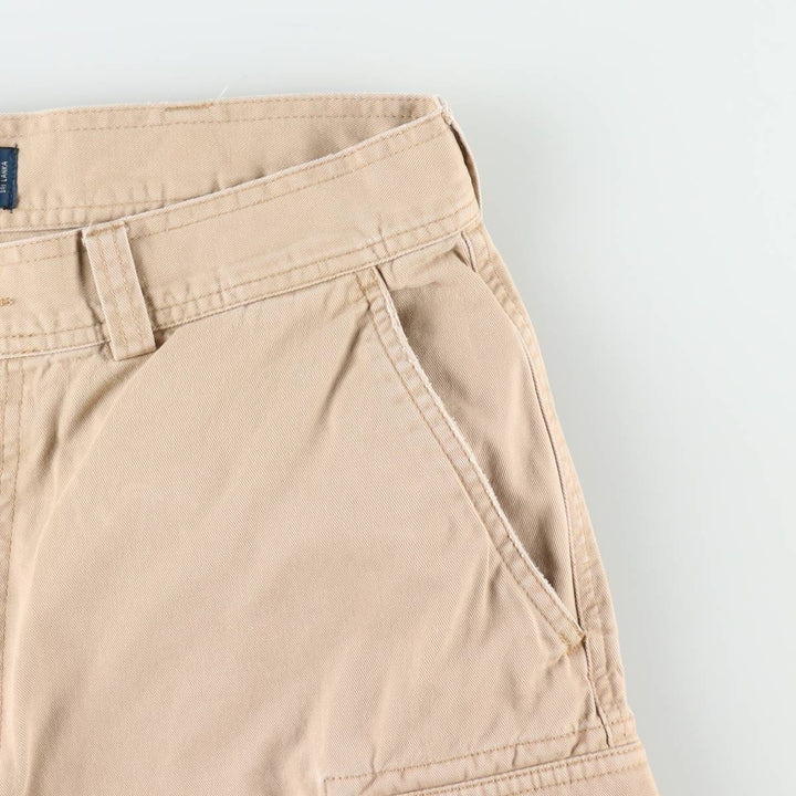 Ralph Lauren POLO by Ralph Lauren cargo shorts, half pants, men's size w34 cotton Beige type Vintage Second Hand