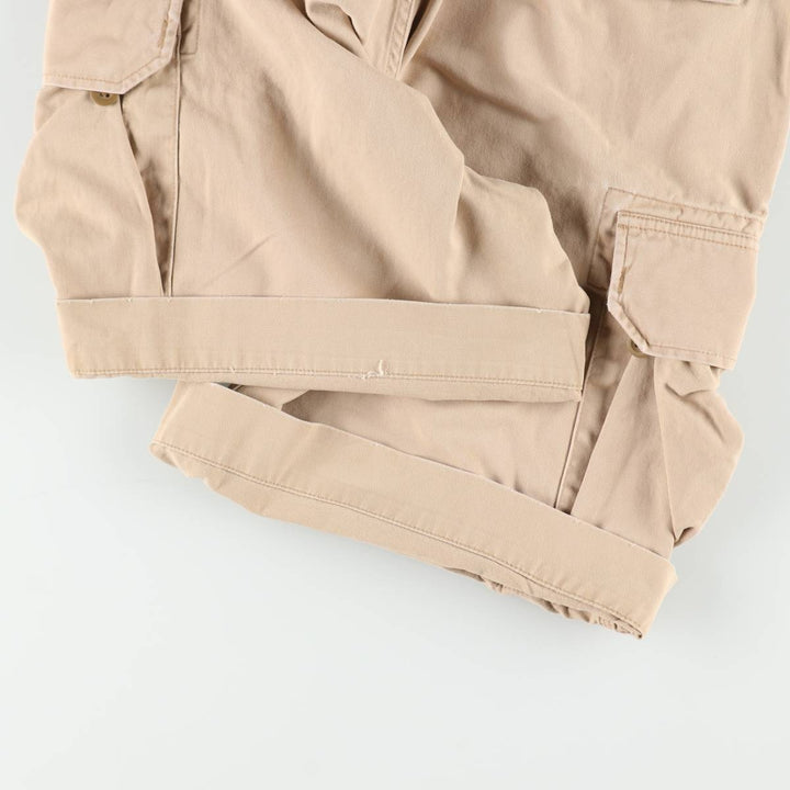 Ralph Lauren POLO by Ralph Lauren cargo shorts, half pants, men's size w34 cotton Beige type Vintage Second Hand
