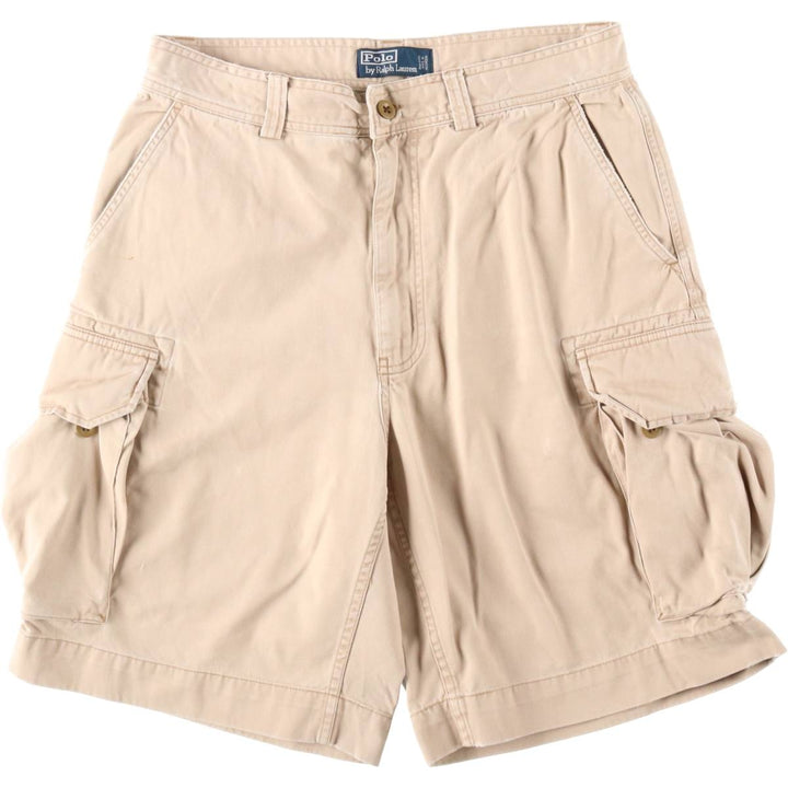 Ralph Lauren POLO by Ralph Lauren cargo shorts, men's size W31 cotton Beige type Vintage Second Hand