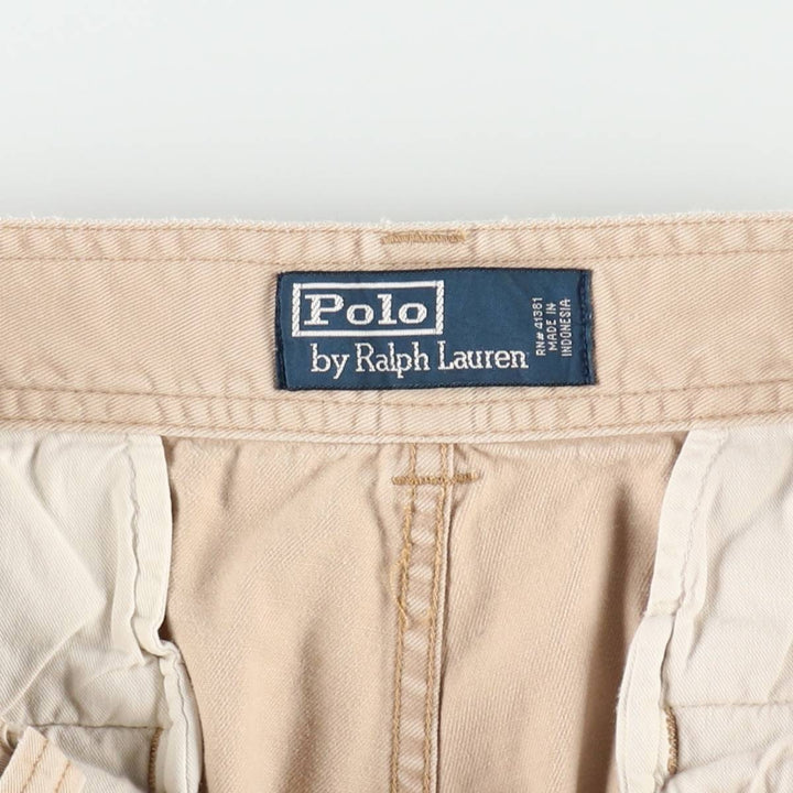 Ralph Lauren POLO by Ralph Lauren cargo shorts, men's size W31 cotton Beige type Vintage Second Hand