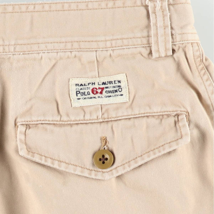 Ralph Lauren POLO by Ralph Lauren cargo shorts, men's size W31 cotton Beige type Vintage Second Hand