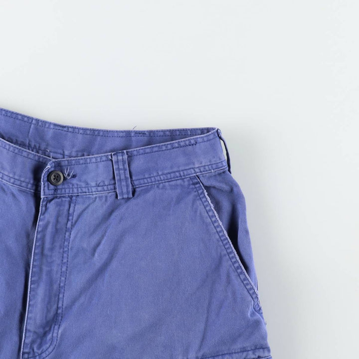 Ralph Lauren POLO by Ralph Lauren cargo shorts, half pants, men's size w33 cotton blue type Vintage Second Hand