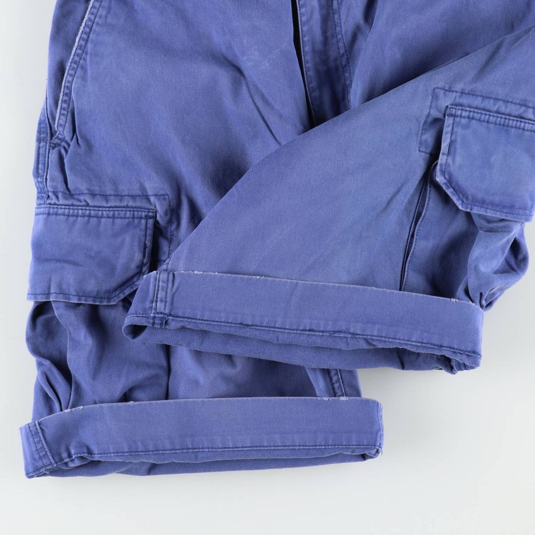 Ralph Lauren POLO by Ralph Lauren cargo shorts, half pants, men's size w33 cotton blue type Vintage Second Hand