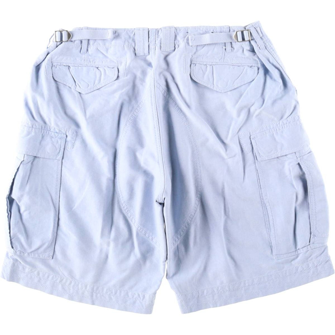 Ralph Lauren POLO by Ralph Lauren military shorts, cargo pants, men's size W39 (approx.) cotton Blue type light blue Vintage Second Hand