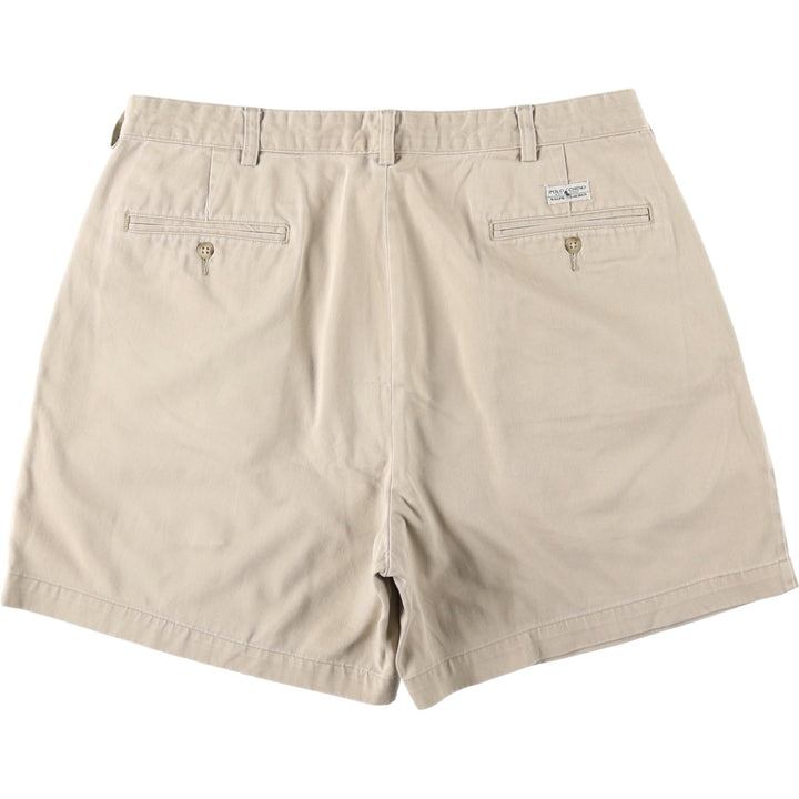 Ralph Lauren POLO RALPH LAUREN ANDREW SHORT Two-Pleat Chino Shorts Men's W36 (approx.) cotton Beige type Vintage Second Hand