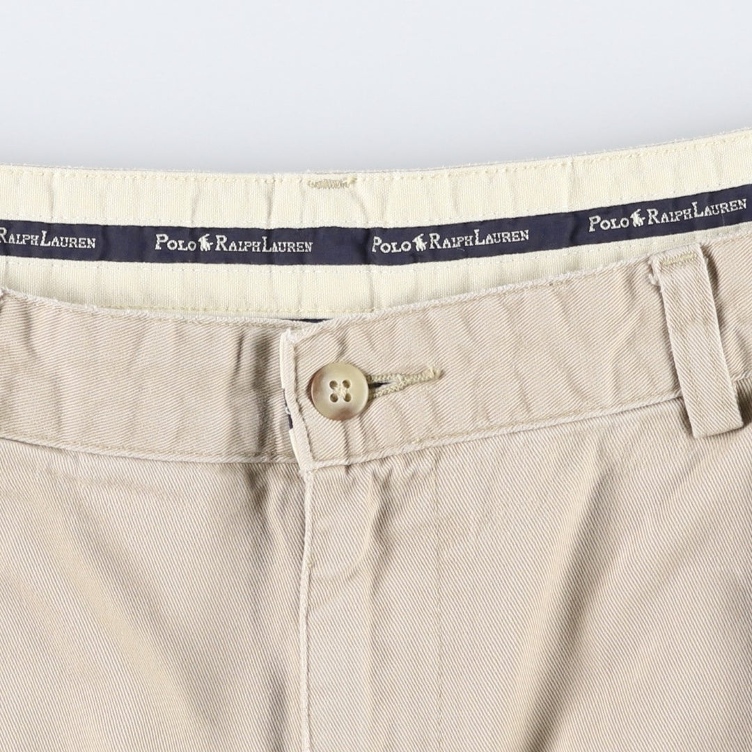 Ralph Lauren POLO RALPH LAUREN ANDREW SHORT Two-Pleat Chino Shorts Men's W36 (approx.) cotton Beige type Vintage Second Hand