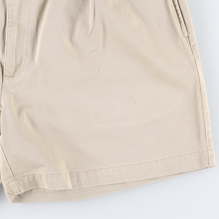Ralph Lauren POLO RALPH LAUREN ANDREW SHORT Two-Pleat Chino Shorts Men's W36 (approx.) cotton Beige type Vintage Second Hand
