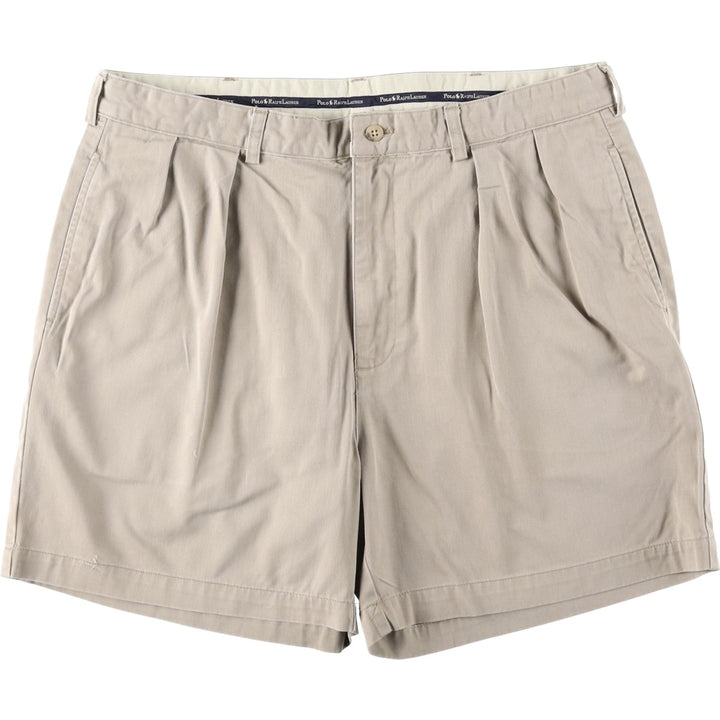 Ralph Lauren POLO RALPH LAUREN ANDREW SHORT Two-Pleat Chino Shorts Men's W37 (approx.) cotton Beige type Vintage Second Hand