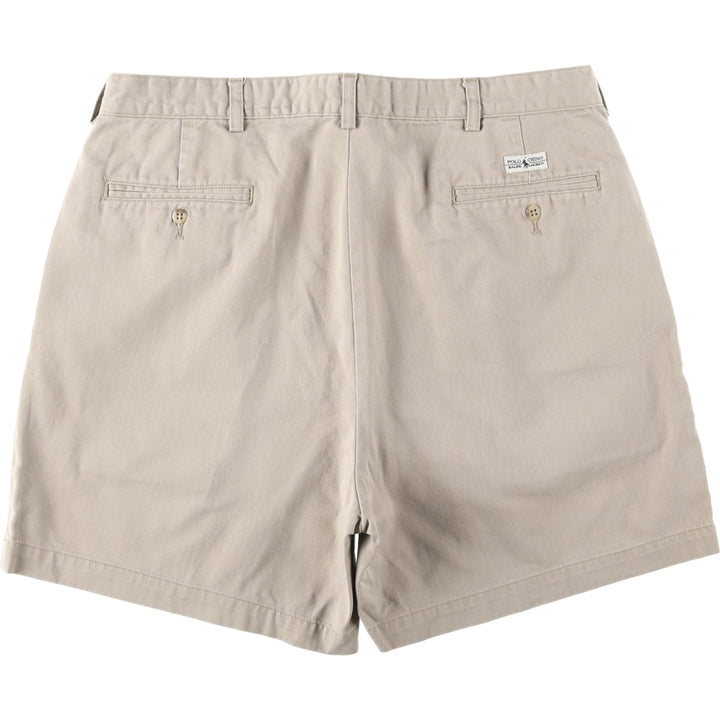 Ralph Lauren POLO RALPH LAUREN ANDREW SHORT Two-Pleat Chino Shorts Men's W37 (approx.) cotton Beige type Vintage Second Hand
