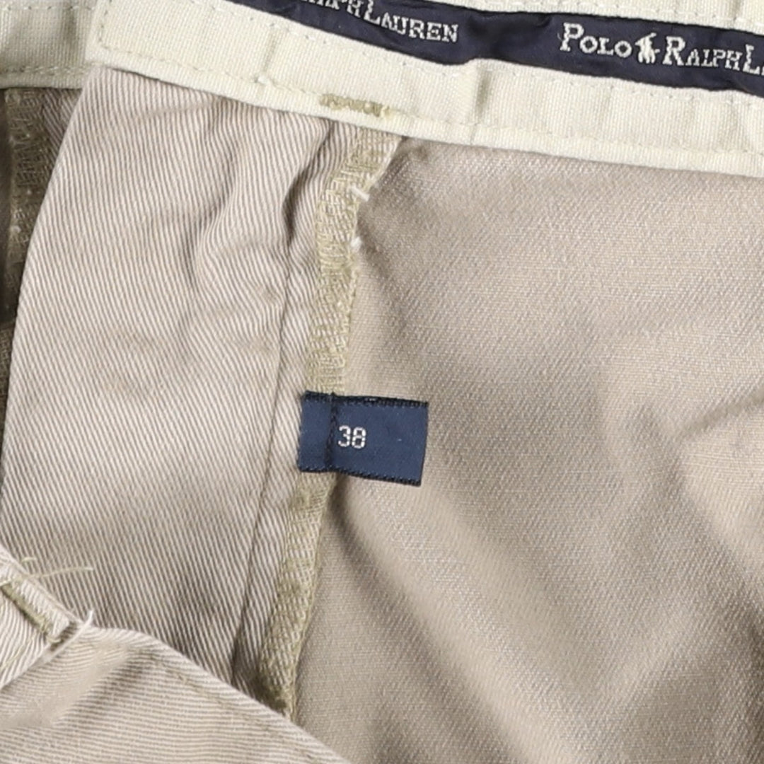 Ralph Lauren POLO RALPH LAUREN ANDREW SHORT Two-Pleat Chino Shorts Men's W37 (approx.) cotton Beige type Vintage Second Hand