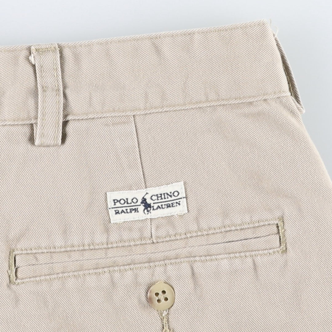 Ralph Lauren POLO RALPH LAUREN ANDREW SHORT Two-Pleat Chino Shorts Men's W37 (approx.) cotton Beige type Vintage Second Hand