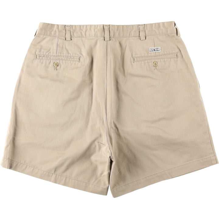 Ralph Lauren POLO RALPH LAUREN ANDREW SHORT Two-Pleat Chino Shorts Men's W35 (approx.) cotton Beige type Vintage Second Hand