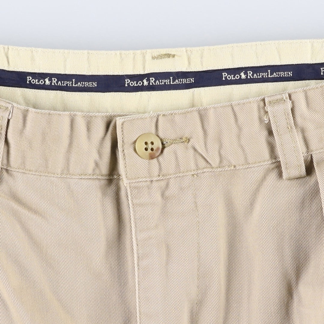 Ralph Lauren POLO RALPH LAUREN ANDREW SHORT Two-Pleat Chino Shorts Men's W35 (approx.) cotton Beige type Vintage Second Hand