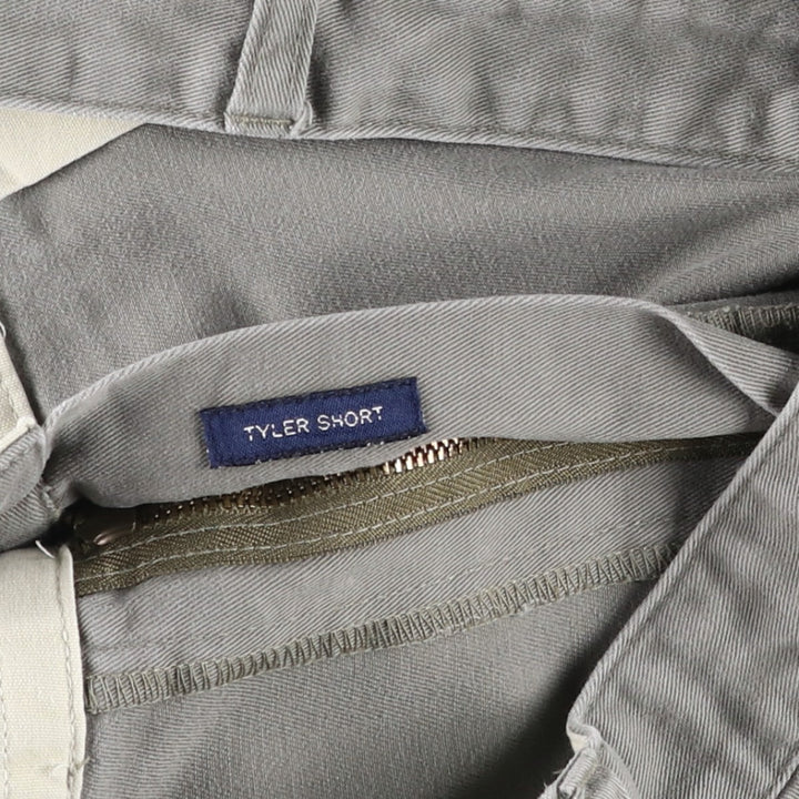 Ralph Lauren POLO RALPH LAUREN TYLER SHORT Two-Pleat Chino Shorts Men's W37 (approx.) cotton gray type Vintage Second Hand