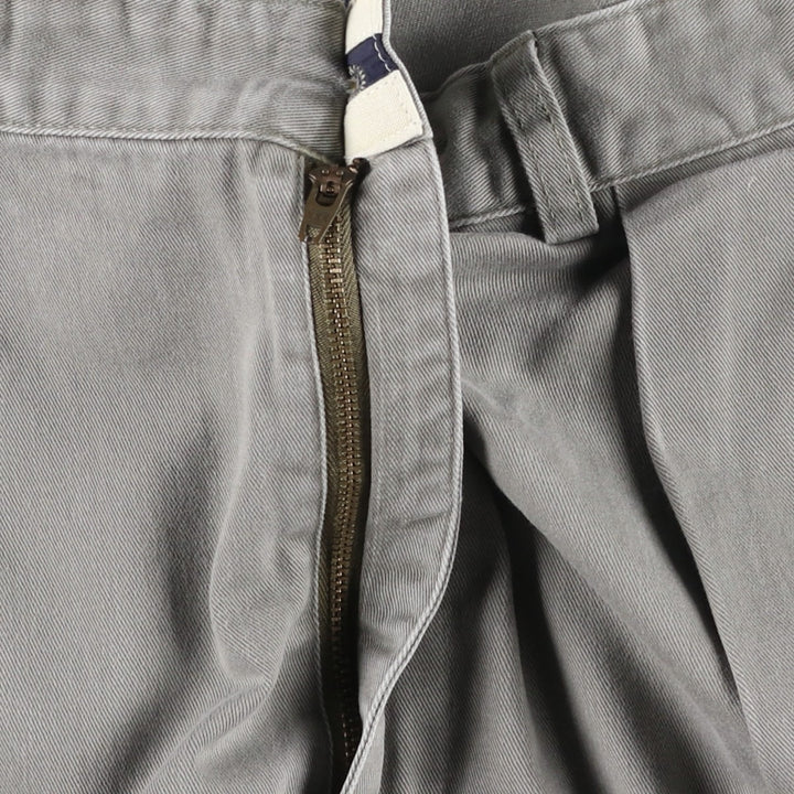 Ralph Lauren POLO RALPH LAUREN TYLER SHORT Two-Pleat Chino Shorts Men's W37 (approx.) cotton gray type Vintage Second Hand