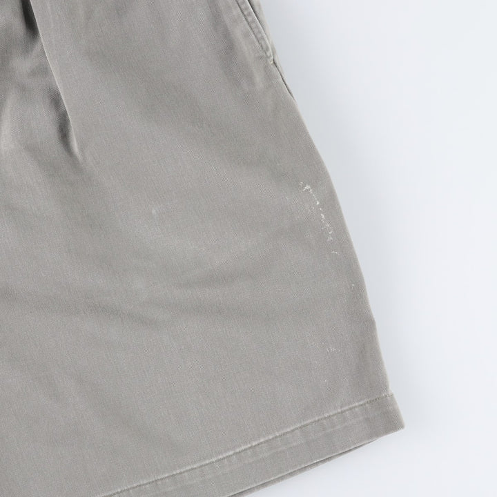 Ralph Lauren POLO RALPH LAUREN TYLER SHORT Two-Pleat Chino Shorts Men's W37 (approx.) cotton gray type Vintage Second Hand