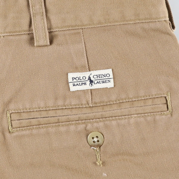Ralph Lauren POLO RALPH LAUREN TYLER SHORT Two-Pleat Chino Shorts, Men's Size W34 (approx.) cotton brick settler Vintage Second Hand